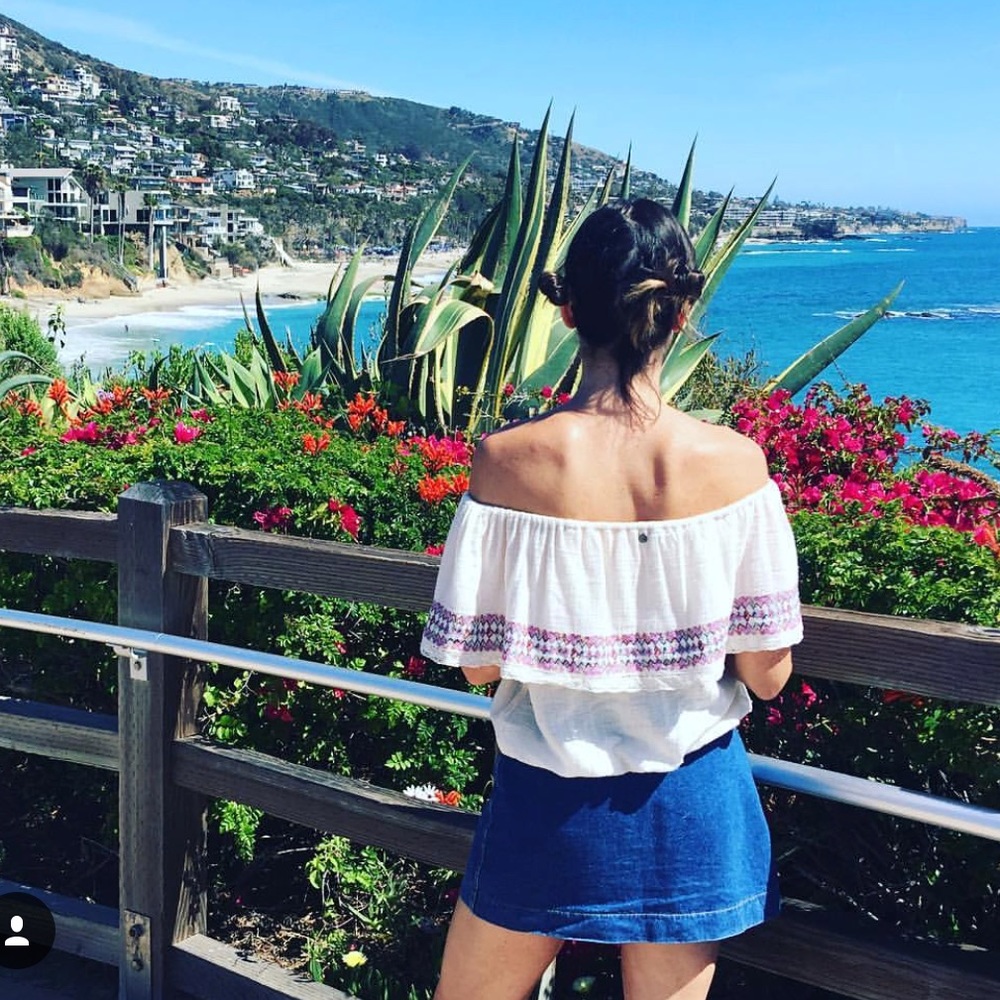 Billabong off the shoulder top